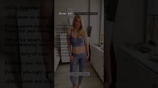 How To Maintain a Flat Tummy After 50 | #shortsvideo #shorts #menopause