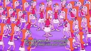 Kadr z teledysku Wchodzę głęboko w umysł twój [Going Deep Into Your Mind] tekst piosenki Phineas and Ferb (OST)