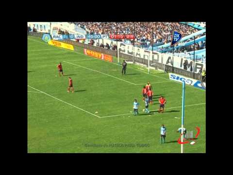 EXPULSION DE MOREL RODRIGUEZ - RACING 2 INDEPENDIENTE 0 - FECHA 3 (19 08 2012)