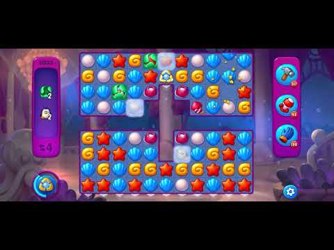 Fishdom Very Hard level 11033 no boosters フィッシュダム ベリーハード