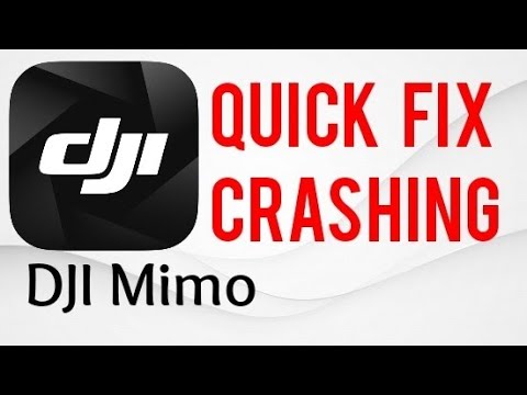 dji Mimo app crashing | Here is simple fix and open  Mimo app
