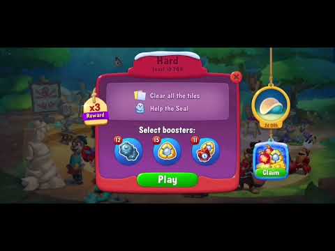 Fishdom 10749 Hard Level - NO 💣🧨💥