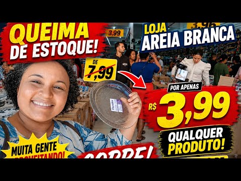 De 7,99 POR 3,99 LOJA AREIA BRANCA DE AFOGADOS/QUALQUER PRODUTO ATÉ DURAR O ESTOQUE/NAO PERDE