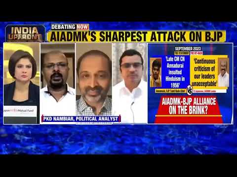 All Not Well Between AIADMK And BJP In Tamil Nadu? || Watch my views on @TimesNow
