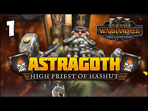 THE HIGH PRIEST OF HASHUT! Total War: Warhammer 3 - Astragoth Ironhand - Chaos Dwarf Campaign #1