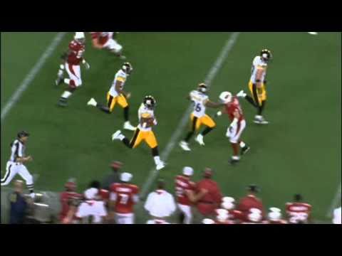Super Bowl XLIII - James Harrison 100 yard interception return (good quality)