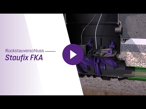 KESSEL Rückstauverschluss Staufix FKA | Funktionsvideo