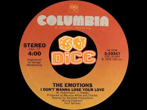 The Emotions - I don't wanna lose your love (DiCE EDiT)