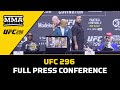Full UFC 296 Press Conference | UFC 296 | MMA Fighting