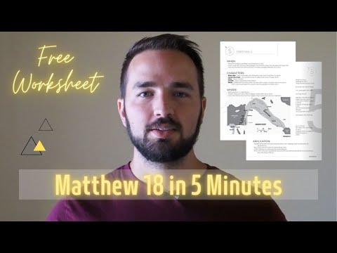 Matthew 18 Summary in 5 Minutes - Quick Bible Study