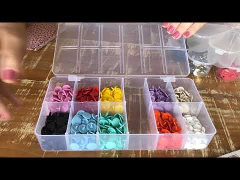 Estojo c/ 300 Botões Ritas