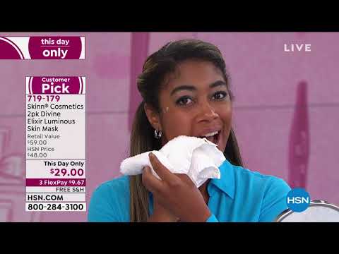 Skinn Cosmetics – Divine Elixir – Maske für strahlende Haut, 2er-Pack