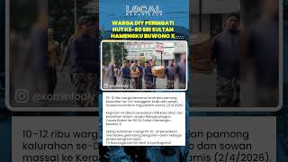 Warga Yogyakarta Gelar Kirab dan Sowan Massal Peringati HUT ke-80 Sri Sultan Hamengku Buwono X