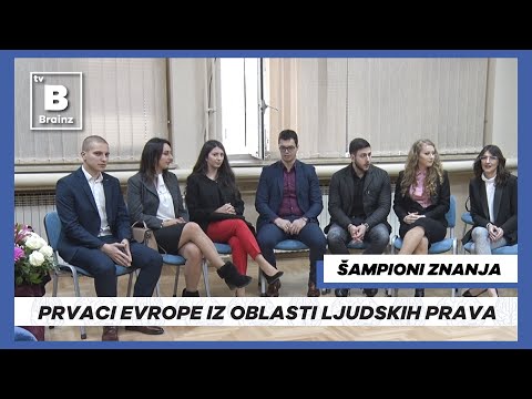 Šampioni znanja - Prvaci Evrope iz oblasti ljudskih prava
