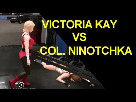 GLOW / AWA 1985 Victoria Kay vs Col. Ninotchka