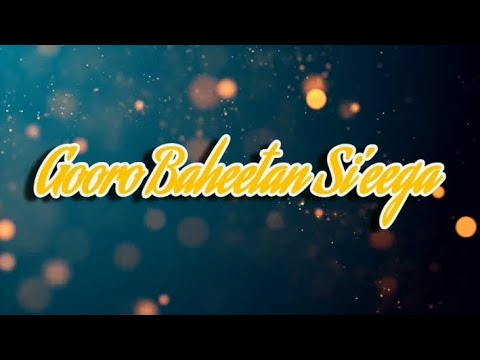 Gooro Baheetan Si'eega (Ararsa Gabisa) new 2015 Oromo music
