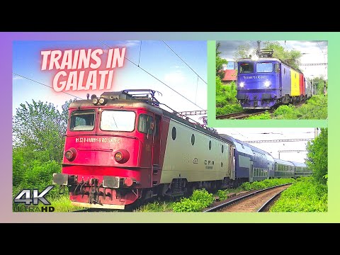 Trafic Feroviar / Railway Traffic in Galati | Trenuri #trains #railfans #railway #trainspotting