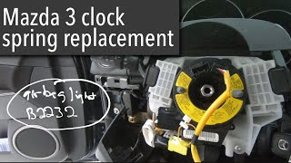 Mazda 3 clock spring replacement b2232