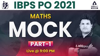 IBPS PO 2021 | Maths | Mock Paper #1