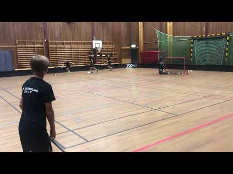 Innebandyövning   Avslut i fickan med passar