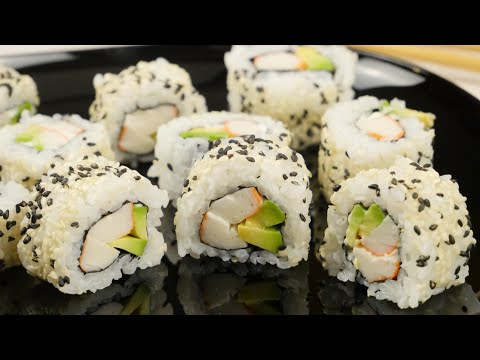 Make your own sushi - California rolls - Inside-out rolls
