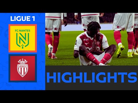 Nantes - Monaco | 3-5 | Highlights | Ligue 1 2025-26 | nantes monaco