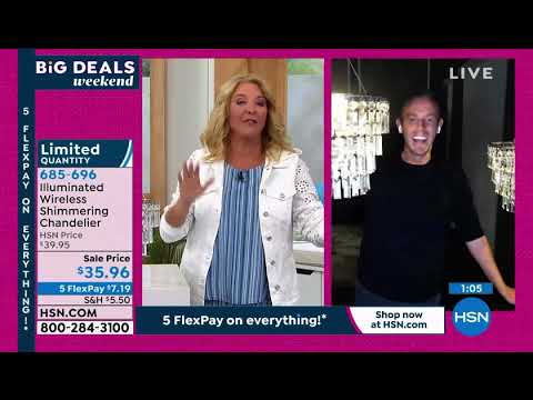 Chad Allen® (TVchad®) and Suzanne Runyn present Shimmering Chandelier on HSN