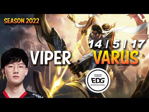EDG Viper VARUS vs APHELIOS ADC - KR Ranked