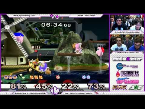 McSmashter 4 - EMG | Weon-X & EMG | Idea Vs. HammerTime & CoffeeBlack - SSBM Losers Semis - Melee