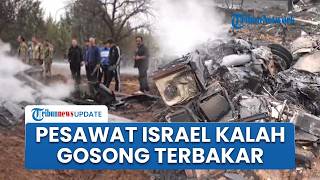 Jadi Tontonan Warga! Pesawat Tak Berawak Andalan Israel Kalah dari Rudal Iran, Terbakar dan Gosong