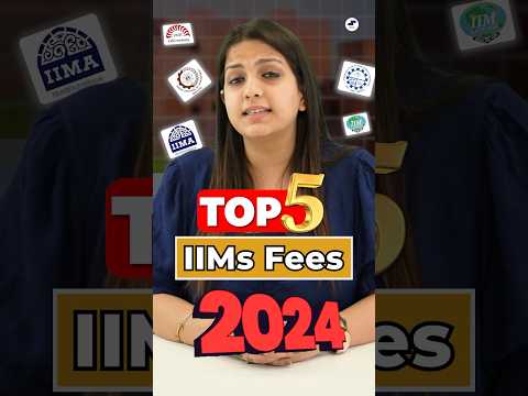 💥Top 5 IIM’s in India- Fees 2024! 😱IIM Fees Structure for MBA💥#shorts #mba #iim #fees2024 #viral