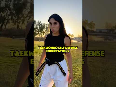 Taekwondo self defense with @victoriastambaugholy #expectationvsreality