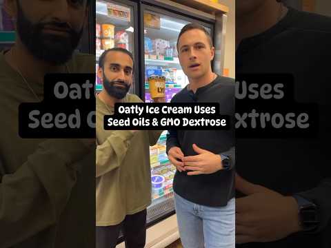 Oatly Ice Cream Uses Seed Oils & GMO Dextrose @healthwithhunter #oatly #icecream
