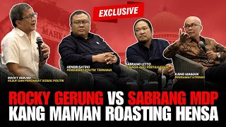 Download lagu Rocky Gerung vs Sabrang MDP vs Kang Maman Suherman Roasting Hendri Satrio  mp3