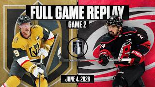 FULL GAME REPLAY: Golden Knights vs. Hurricanes | Game 2 | 2026 Stanley Cup Final