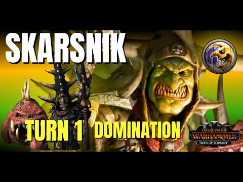 How to Dominate Turn 1 as Skarsnik | Greenskins Beginner Guide  - Warhammer 3 (Tides of Torment)