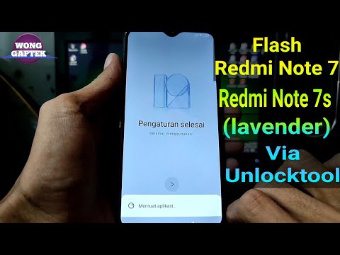Flash Redmi Note 7 (lavender) via unlocktool || Flash Redmi Note 7s via unlocktool