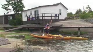 preview picture of video 'Diamond Key Lodge - Kayaking Adventures - Georgian Bay - Kayak Lodge Based Tours with White Squall'