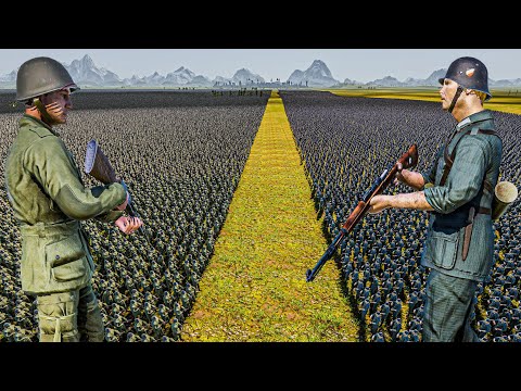 1.5 MILLION SHOTGUN SOLDIERS vs 100.000 GERMAN SOLDIERS - Ultimate Epic Battle Simulator 2 UEBS 2