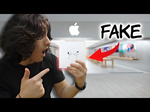 Returning FAKE Airpods To Apple Store
