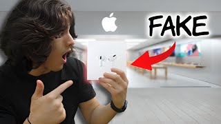 Returning FAKE Airpods To Apple Store