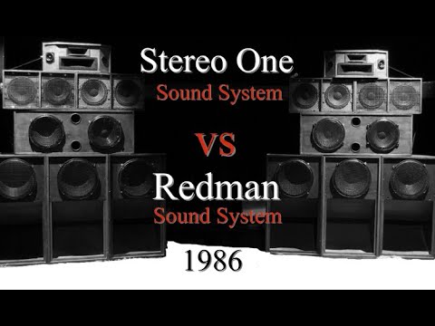 Official Reggae Sound Clash Stereo One vs RedMan Burro Banton, Lt Stitchie, Wolfman, Metro 1986