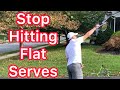 Stop Hitting Flat Serves (How To Pronate And Add Sidespin To Your Tennis Serve)