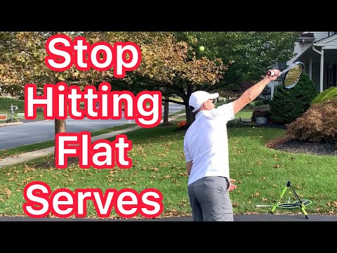 Stop Hitting Flat Serves (How To Pronate And Add Sidespin To Your Tennis Serve)