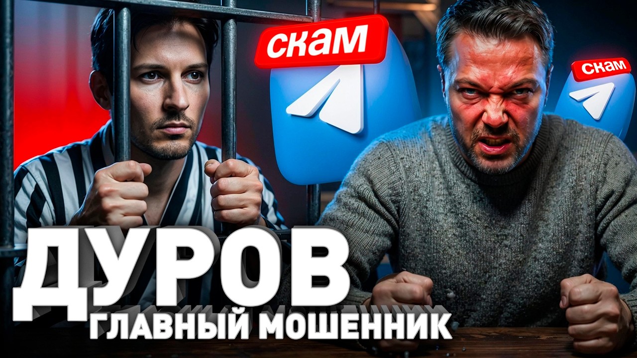 ⚠️ Вся ложь Дурова: скам, работа с ФСБ, сливы данных