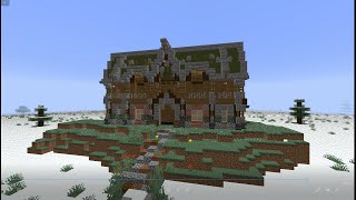シンプルめなおうちと禍々しい床の建築【マインクラフト】