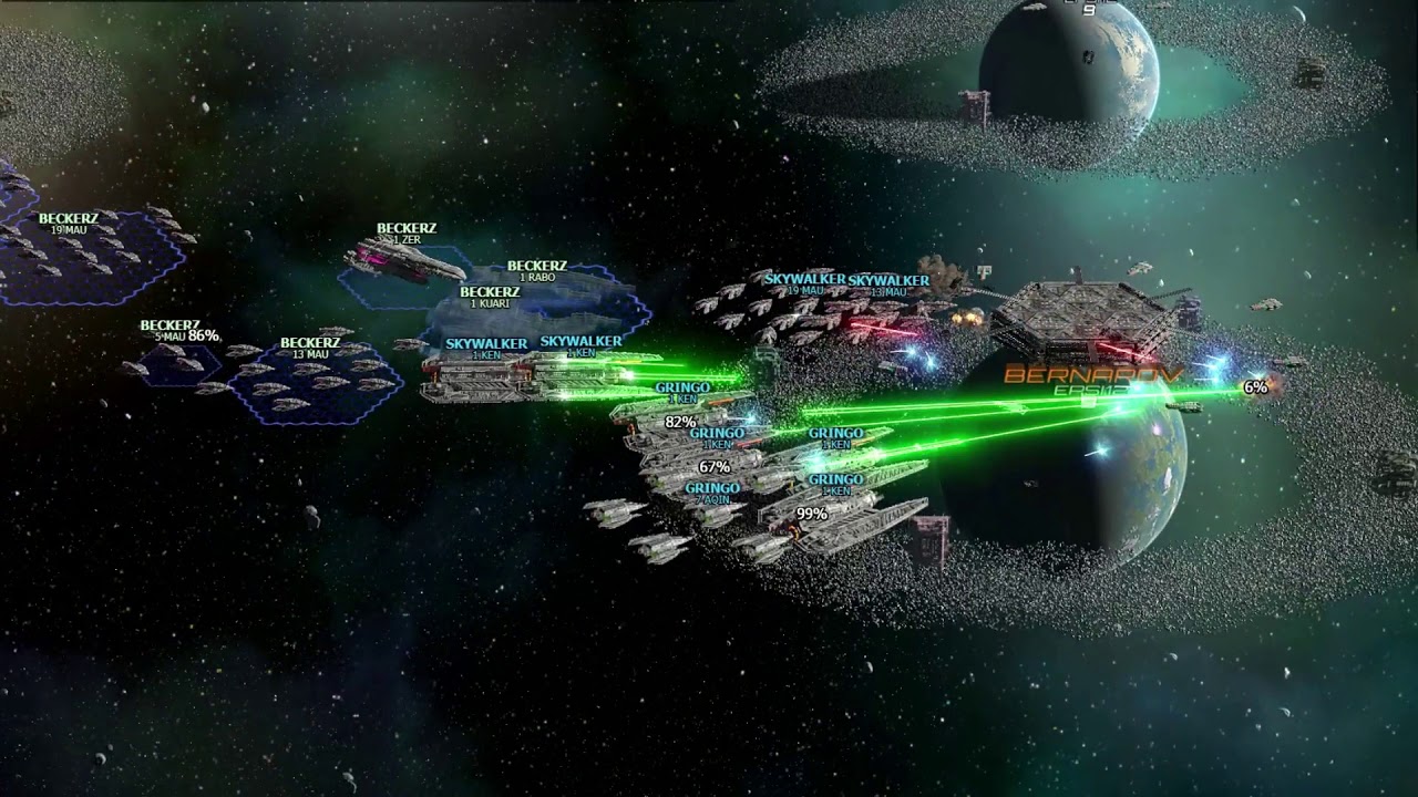 planetcapture.io #8 big fleet attack gameplay