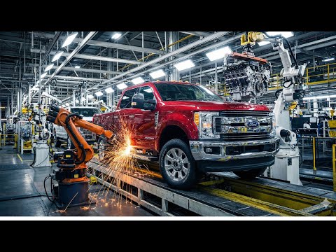 Inside the Factory: Building the Massive US Ford Super Duty From Scratch