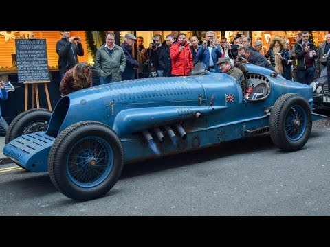 OLD RACE CARS With EXTREME BIG ENGINES Cold Start and Loud Sound
