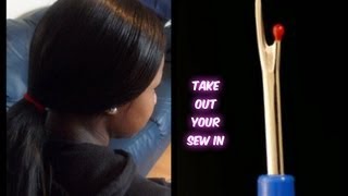 Take out Sew In 'Quick Unpick' & Protective Styling Growth Results